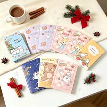 10 ชิ้น (สไตล์สุ่ม) สมุดโน้ตกระเป๋าการ์ตูนน่ารัก, สมุดบันทึกพกพาขนาด ...