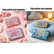 1pc 26-Key Stress Relief Keyboard Toy Keychain, Large Size Fingertip Press Creative Toy Keyboard Pendant - Suitable As Small Gifts For Holiday Parties, 26-Key Animal Diary Mini Keyboard Stress Relief Toy Keychain, Cute Cartoon Animal Click Sensory Stress Relief Toy, Portable Pressure Relief Button Toy Bag Pendant, Anxiety Relief Gift (Random Letter Pattern Matching/Color Difference Is Normal/Randomly Sent) - Multicolor - View 9