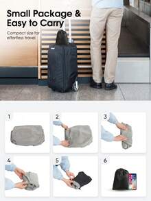 1pc Inflatable Height-Increasing Seat Cushion And Travel Foot Pillow, One-Touch Inflating Adjustable Seat Height Booster, Portable Airplane Leg Support Air Pillow, Stadium Spectator Height-Increasing Pad, Travel Outdoor Essential - Multicolor - View 5
