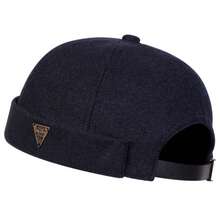 1 buah Topi Newsboy Pria Bahan Wol Felt dengan Logo Segitiga, Topi Hangat Kasual Modis, Cocok untuk Perjalanan Musim Gugur/Dingin, Tahan Angin, Memberikan Kehangatan di Musim Dingin - beraneka warna - View 9