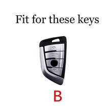 ABS Car Key Case Remote Cover Shell Holder Protector Chain Fob For BMW 120i 225i 320i 330Li 1 2 3 Series I3 IX3 X3 X2 M3 M2 X3M - Type a - View 2