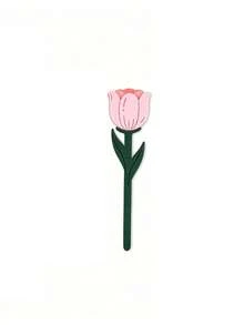 Artificial Leather Floral Bookmarks, Soft Flower Page Markers, Daisy, Tulip, Rose, Sunflower Patterns, Decorative Planner Accessories, Perfect Gift For Book Lovers, Writers, Students, Office Workers, Women, Cute Room Decor And Reading Gift - Multiple Styles - View 11