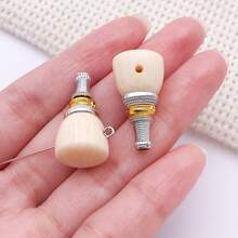 2pcs Buddhist Mala Guru Beads Colorful Resin Three Hole Buddha Head With Metal Tower Connector For Handmade Prayer Bead Accessories 14x26mm - Multicolor - View 10