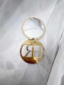 Helena Rubinstein This Gold Portable Mirror Is A Luxury Makeup Mirror And A Portable Touch-Up Mirror. For Fashionistas, It's An Essential Item For Touch-Ups On The Go. - Gold - View 5