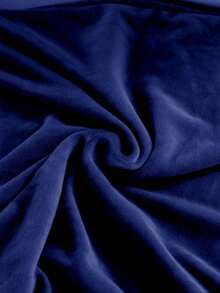 1pc Solid Color Silver Fox Fur Sofa Cover, High Elasticity Removable Washable All-Season Sofa Slipcover, Suitable For Patio, Garden, Poolside And Multiple Occasions, Single Piece Not Set Sofa Protector - Navy Blue - View 5