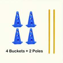Agility Training Obstacles, Adjustable Height Agility Training Set, Sports Training Equipment - Multicolor - View 7