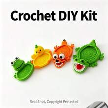 مجموعة كروشيه للمبتدئين أميغورومي/DIY كوب عناق ناعم، حزمة مواد كروشيه، حزمة مواد DIY صديقة للمبتدئين من الصفر، مجموعة كروشيه يدوية، قاعدة أكواب بشكل حيوان كرتوني لطيف، تشمل مجموعة كاملة من الأدوات ودروس خطوة بخطوة، سهلة البدء بأسلوب شفائي، كائن صغير، ديكور مكتبي، حزمة مواد كروشيه DIY كوب عناق لطيف، قاعدة أكواب يدوية صديقة للمبتدئين، وسادة عازلة للحرارة عملية للمنزل، هدية صغيرة يدوية إبداعية - ج- البدلة متعددة الألوان - مشاهدة 5