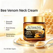 SEPK Bee Venom Instant Firming Neck Cream,Enriched With Hyaluronic Acid, Lifts Neck Skin. Suitable For All Skin Types, For Day And Night Use. Refreshing And Easily, Firming, Deep Hydration - Collagen - View 4