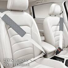2PCs Shoulder Pads,Length 30cm/50cm Optional, Made Of PU Leather With Embossed Pattern, Automotive Interior Accessories - A - View 14