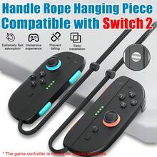 1 Pair Magnetic Wrist Straps Compatible With Switch 2 Joy-Con 2 Controllers, Adjustable Non-Slip Lanyard, Quick Magnetic Connection, Secure Grip, Lightweight Portable Gaming Accessory, Easy Installation, Supports Full L/R Button Operation, Suitable For Motion Games - View 2