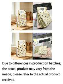 Floral Pattern Dish Cloth, Quick Dry Thickened Extra Wide Kitchen Towel, Soft & Breathable, Suitable For Bath Towel, Car Polishing Pad, Dish Washing Or Glass Cleaning - Multicolor - View 7