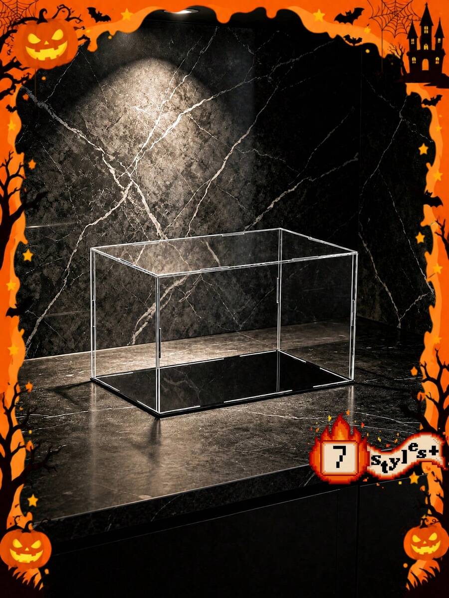 Detachable Acrylic Display Box, Plastic Collectible Display Box, Model Protection Storage Box, Suitable For Display And Collection, Elegant Storage Box, Suitable For Home And Retail
