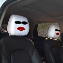 Funny Printed Car Headrest Covers Universal Elastic New Style Novelty Headrest Covers 2pcs/Pack - Car Seat Covers - View 8