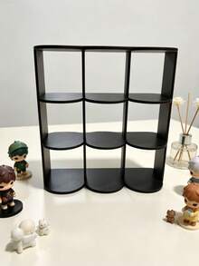 Round Multi-Layer Desktop Storage Rack, Display Stand For Figurines And Cosmetics - Star - View 3