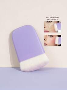 SEPROFE Large Flat Foundation Brush, Ultra Soft Fiber Bristles, Fits Face Evenly For Seamless Finish, Works For Dry Powder And Liquid Foundation, Daily Face Makeup Brush, Professional Face Beauty Tool - Mauve Purple - View 2