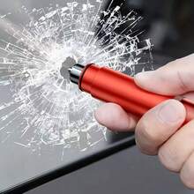 2-In-1 Car Window Breaker With Seatbelt Cutter, Portable Multi-Function Vehicle Emergency Tool For Cars - A - View 8