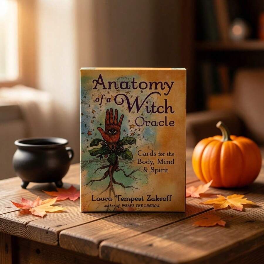 Anatomy Of A Witch Oracle Cards Tarot Cards Party Board Game Fate Card Fortune Telling Game, For Halloween - Apricot - View 1