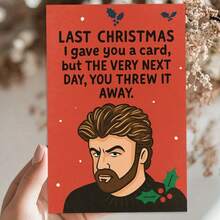 Playfully Sarcastic Christmas Card (Envelope Included) – "I Already Gave You This Last Year" Design; Perfect For Holiday Gift Exchanges Among Those With A Sense Of Humor-Suitable For Friends Or Colleagues Alike. - Multicolor - View 4