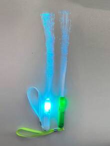 Creative Novelty Glowing Fiber Optic Wand, LED Flashing Fairy Stick, Suitable For Concerts, Festivals, Parties, Atmosphere Cheering Props, Multi-Color Ambient Light Stick - Fiber Optic Rod - View 14