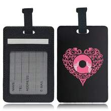 Leather Initial Luggage Tag, Letter Travel Bag Backpack Label, Gift For Women And Teenagers, Essential Accessory For Summer Back To School Travel - Multicolor - View 54