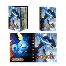 Funko Pokémon PU Ring Binder Card Storage Album, 120 Card Slots, Pokémon Card Photo Album, Standard Size Collection Card Storage Box, Suitable For Yu-Gi-Oh Cards, Baseball Cards, Soccer Cards, Sports Trading Cards, Children's Gift, Birthday/Back To School/Easter/Thanksgiving Gift, Student Collection And Organization Stationery - Multi-color - View 8