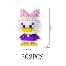 Disney Stitch Judy Nick Building Blocks 302PCS Action Cartoon Character Winnie Piglet Brick Model Disney Princesses Snow White Building Block For Birthday Gifts - Multicolor - View 13