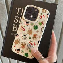 Christmas Hot Drink Gingerbread Man Pattern Suitable For IPhone11/12/13/14/15/16/16Pro/16ProMax/17/17pro/17ProMax/18pro 18ProMax - Multicolor - View 2