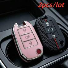2pcs/Lot Car Key Case Covers For Peugeot 208 308 408508 2008 3008 4008 For C4 Cactus Picasso C4L C5 C5 Key Cover - Multicolor - View 6