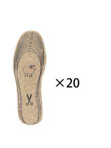 [Winter Insoles]Winter Warm Insoles - Velvet Felt Insoles - Sweat-Absorbent, Breathable, Thickened, Shock-Absorbing - Freely Trimmable, Cold-Proof - Dark Grey - View 13
