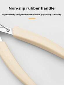 Upgraded Cream White Metal Heavy Duty Nail Rhinestone Remover, Diamond Decoration Scissor Rhinestone Remover, Diamond Decoration Scissor... With Card Packaging, Professional Salon Nail Tools - Multicolor - View 7