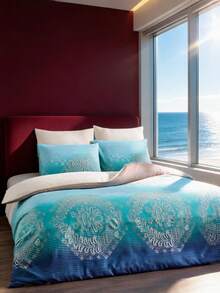 Tabea Home - Cozy Duvet Set - Cadet Blue - View 3