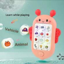 Telepon Mainan Lebah Musik, Alat Pembelajaran Dini dengan Lampu dan Lagu Terintegrasi, Cocok untuk Bayi - MultiWarna - View 5