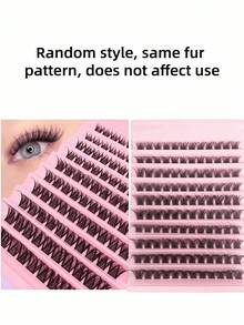 120 Pcs C Curl Cluster Eyelashes, Length 8-16mm, Segmented Individual Eyelashes, DIY Specific, Individual Eyelash Extension, Eyelash Clusters, Individual False Eyelashes, False Eyelashes - D - View 10