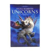 Barbieri Unicorns Oracle Cards Tarot Divination Card Games - White - View 2