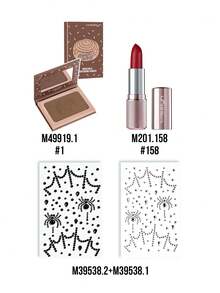 MISSLYN 2pcs Cream Color Lipstick + Contouring Roller Powder + Halloween Sticker Set, Cream Satin Lip Gloss, Smooth Blendable Contouring Powder, Face And Lip Makeup Set, Daily/Party/Y2K, Soft Makeup/Natural Glow/Matte, Halloween Makeup - #158+#1 - View 9