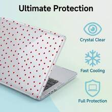 1-Piece Clear Crystal Shockproof Protective Case For MacBook/Matebook,Full Transparent Hard PC Cover With Cooling Vents,Snug Fit Laptop Shell,Compatible With 13 Neo/13.3 Air/13.3 Pro/13.6Air/14.2 Pro/15Air/16.2Pro/D16/14 Ultra - View 3