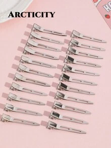 Arcticity 100pcs 5.5cm Root Volumizing Hair Clips, Salon-Grade Styling Clips For DIY Root Lift, Create Fluffy Root Texture And Layered Styling, Essential For Hair Styling - Silver 5.5CM - View 3