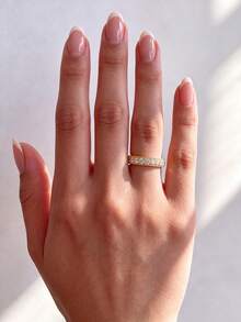 1pc Rhinestone Ring, Women's Thumb Ring, Exquisite Jewelry Gift - Palace Diamonds - View 5