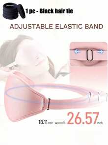 1pc Silky Sleep Eye Mask, Light-Blocking Elastic Travel Nap Eye Mask, Silk Sleep Eye Mask, Double-Layer Silk Filling, With Elastic Band, Unisex, Perfect Gift For Family, Friends And Partners. Ideal For Relaxation, Travel, Insomnia And Business Trips, Also A Great Choice For Father, Back To School Season And School Supplies. - Multicolor - View 5