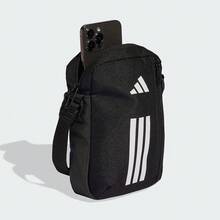 Adidas PRIMELIFT 2.4L Brand Logo Print Polyester Black Crossbody Bag Unisex Black - Black - View 7