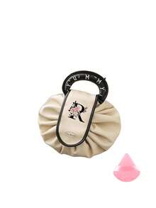 Travel Portable Drawstring Storage Bag, 26 Letter Drawstring Makeup Bag, Travel Portable Drawstring Storage Bag, Cosmetics Travel Toiletries Storage Bag, Gift Storage Bag, Cosmetics Bag, Travel Essentials, Women's Christmas Halloween Gift - Multicolor - View 18
