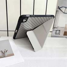 黑白蕾絲波點 Y 型支架保護平板保護殼，附筆筒，適用於 iPad 第 10 代 Smart Case/11(A16 2025)/適用於 Galaxy S9/S7/S10+/適用於 /適用於 - 彩色 - 查看 9