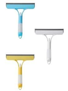 1/2/3pcs 3-In-1 Multifunctional Glass Cleaning Tool With Water Sprayer, Window Glass Cleaning Set, Glass Squeegee With Scraper And Sprayer, Suitable For Bathroom, Kitchen, Living Room, Bedroom, Toilet - Efficient Mirror And Window Squeegee - Multicolor - View 9