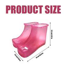 2pcs Portable Foot Bath Basin, Hot Compress Massage Foot Soak Storage Box, Hot Water Soaking To Relieve Foot Fatigue, Lightweight And Easy To Carry, Home And Travel Foot Care Accessory - Multicolor - View 3