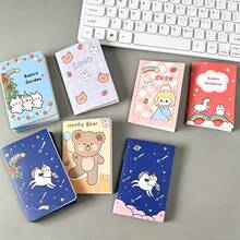 10 ชิ้น (สไตล์สุ่ม) สมุดโน้ตกระเป๋าการ์ตูนน่ารัก, สมุดบันทึกพกพาขนาด ...