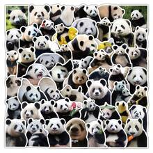 61pcs Cute Panda Stickers, Thin, Suitable For Laptop, Computer, Smartphone, Tablet, Privacy And Security Protection, Strong Adhesive - Multicolor - View 4
