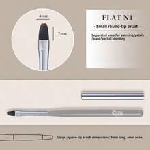 BAOSHIMAN Nail Art Brush Set, Professional Gel Nail Brush Kit With Liner, Flat, And Detail For All Techniques, Perfect For DIY Home Manicure And Professional Salon Nail Art Creations - Multicolor - View 10