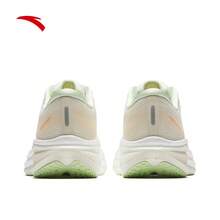 Anta Champion Running Shoes 3rd Generation V3 Nitrogen Technology Cushioning Running Shoes Women's Long Distance Training Shock Absorption Sports Shoes - Papyrus White/Rice Yellow/Apathetic Color-4 - View 4