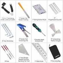 25-Piece Guitar Tool Set – Includes Practical Tool Bag, String Winder & String Cutter, Guitar Accessories Kit For Guitar, Ukulele & Bass Maintenance - Set - View 6