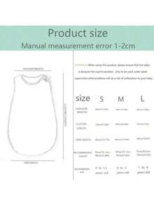 1pc Ultra Soft & Comfortable Baby Sleeping Bag, Summer Muslin Sleeveless Breathable Sleeping Bag, Children Anti-Kick Quilt, Suitable For Summer Air-Conditioned Room. A Perfect Gift For Baby Shower, Valentine's Day. - Sleeveless Vest Sleeping Bag - View 3